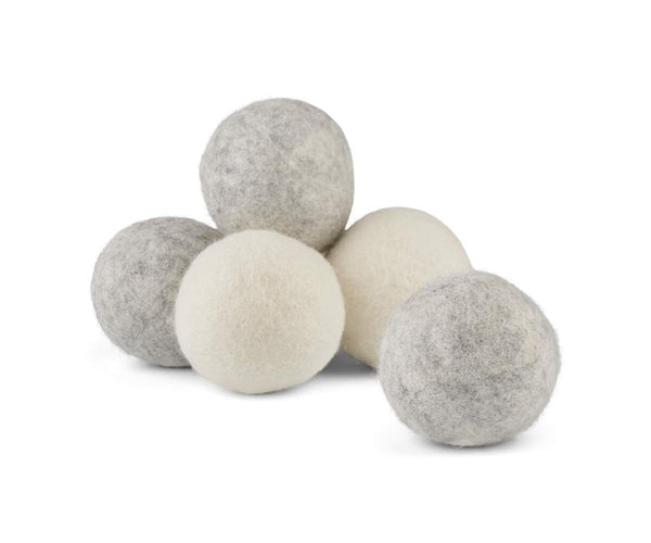 Wool Dryer Ball 6 pcs. made 100% sheepskin wool 7 5 cm