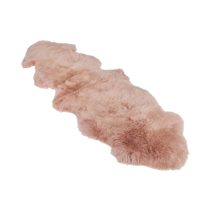 Merino Double Sheepskin | Long Wool | 170x60 cm Rosa
