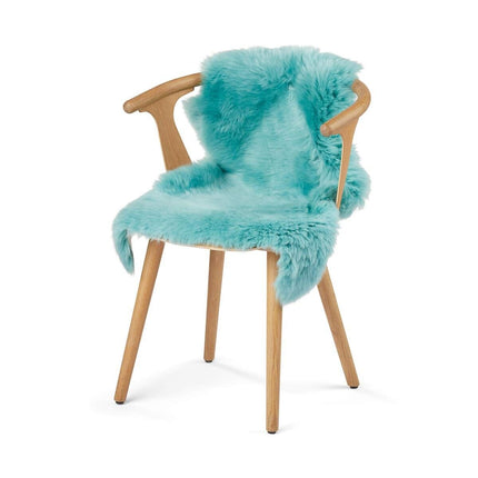 Merino Sheepskin | Long Wool | prox. 100x60 cm Turquoise