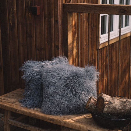 Sheepskin Cushion | Tibet | 40x40 cm