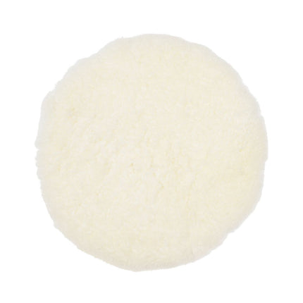 Short Wool Seat Cover | New Zealand | Ø34 cm White