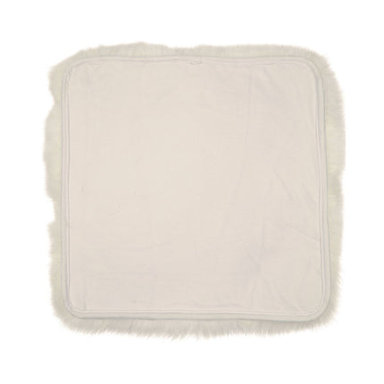 Seat Cover | With Backing | Long Wool | New Zealand | 40x40 cm Linen