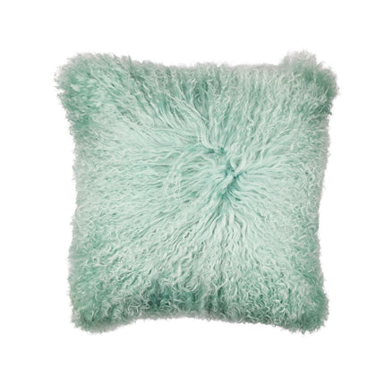 Sheepskin Cushion | Tibet | 50x50 cm Mint