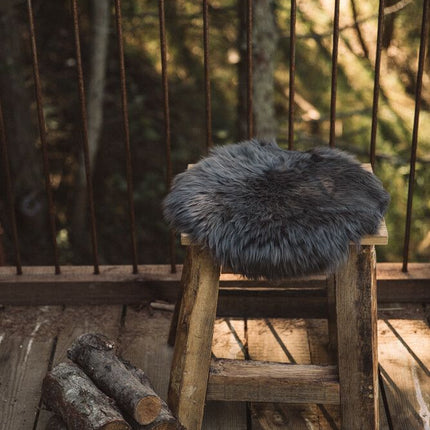 Premium Seat Cover | Long Wool | New Zealand | D34 cm Steel