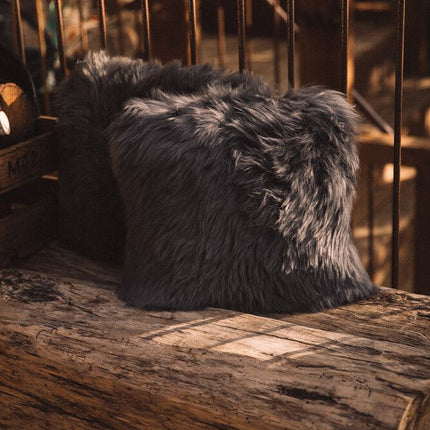 Long-Wool Cushion | New Zealand Sheepskin | 35x35 cm