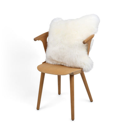 Sheepskin Cushion | Long Wool | New Zealand | 50x50 cm Ivory