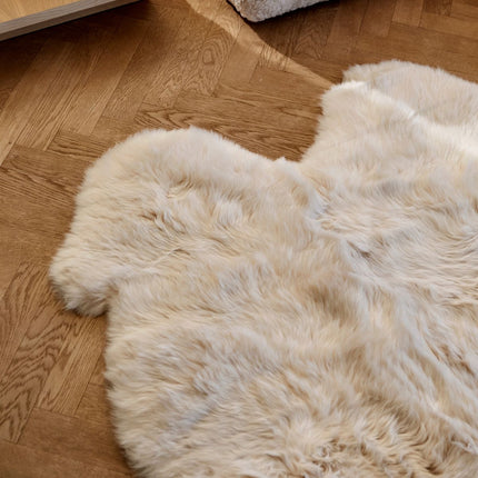 Merino Sheepskin | Long Wool | New Zealand | 170x110 cm Ivory