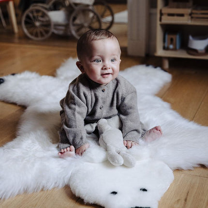Polar Bear Rug | New Zealand | 130x80 cm Black/White