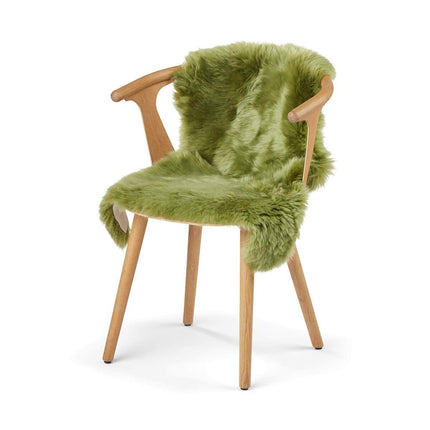 Merino Sheepskin | Long Wool | prox. 100x60 cm Green