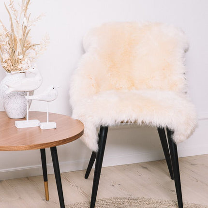 Merino Sheepskin Dyed | New Zealand | Long Wool | approx. 90x60 cm Caramel