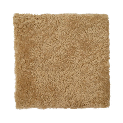 Short Wool Seat Cover | New Zealand | 40x40 cm Honey