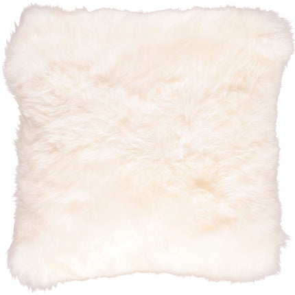 Long-Wool Cushion | New Zealand Sheepskin | 35x35 cm Ivory