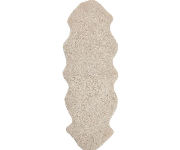 Double Sheepskin Rug Zealand Short Wool curly 170x60 cm