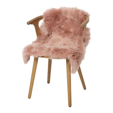 Merino Sheepskin | Long Wool | prox. 100x60 cm Rosa