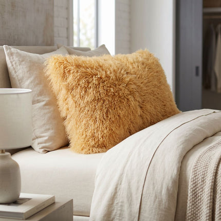 Curly Cashmere Cushion | 40x40 cm Arctic Sunrise/Dove