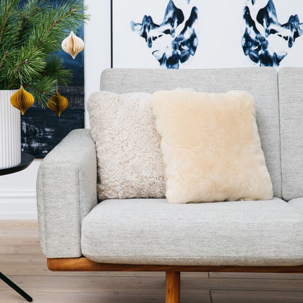 Doublesided Sheepskin Cushion | New Zealand | 40x40 cm