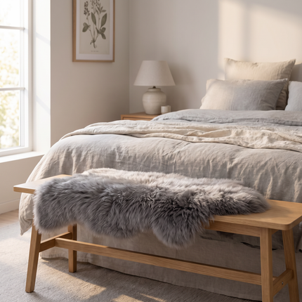 New Zealand Sheepskin | 70+ cm Ivory
