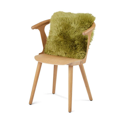 Sheepskin Cushion | Long-Haired | New Zealand | 40x40 cm Green