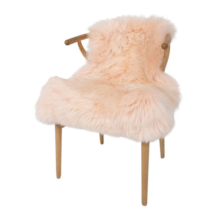 Merino Sheepskin Dyed | New Zealand | approx. 90x60 cm Princess Peach