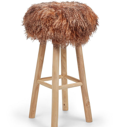 Tibetan Stool Cover | Ø35xH17 cm Sunset