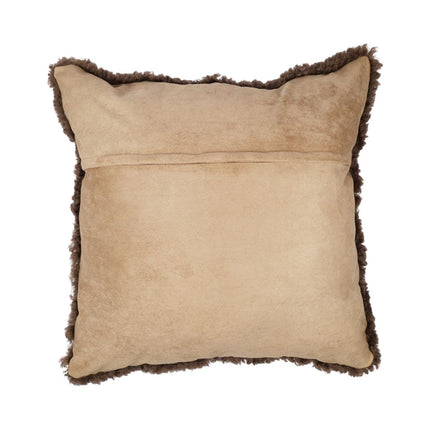 Sheepskin Cushion | Short Wool | New Zealand | 50x50 cm Mushroom