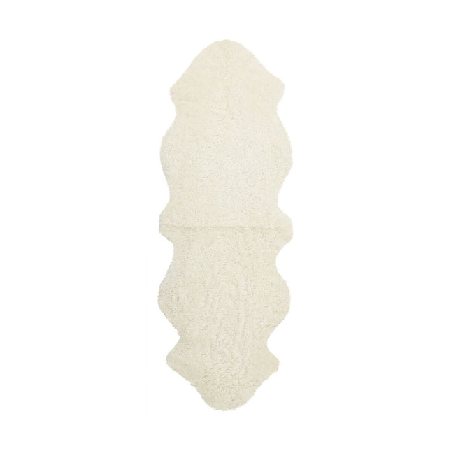  Double Sheepskin Rug | New Zealand | Short Wool curly | 170x60 cm